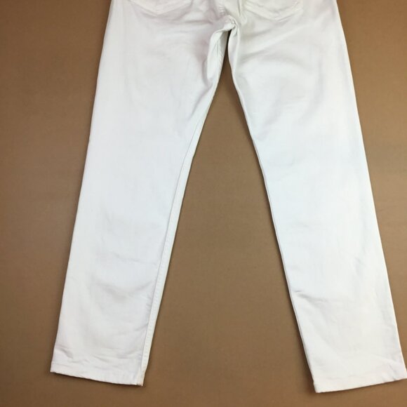 Rag & Bone White Fit 2 Slim Leg Standard Issue Jeans Mens 31 Buttonfly Aged Brig - Picture 10 of 15